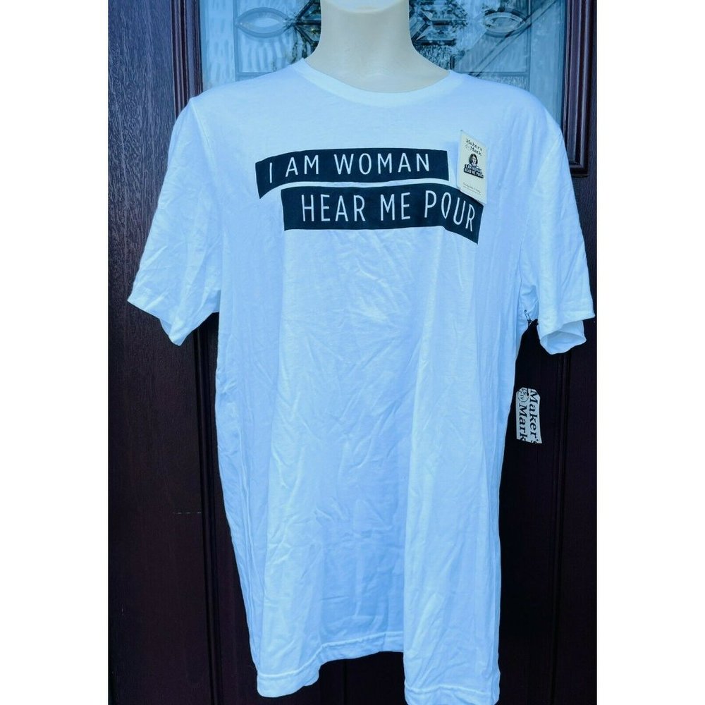 NEW MAKER'S MARK KENTUCKY BOURBON T-SHIRT Margie Women Plus Size XXL Bartender